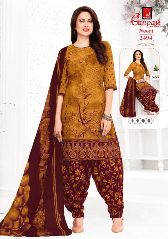 Ganpati noori patiyala vol-13 dress materials wholesaller